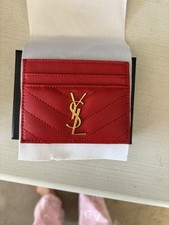 Saint Laurent YSL Leather Card