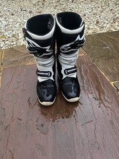 Alpinestars Tech7s Youth Mx Boots Black White