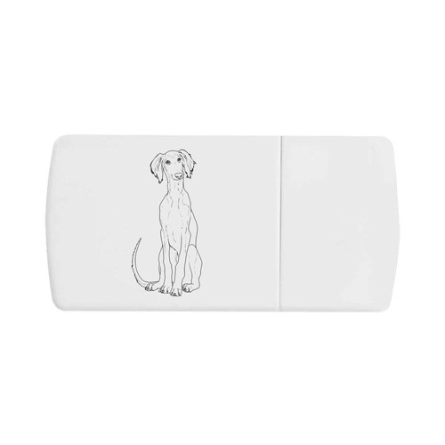 Saluki puppy pill box with - 'saluki,