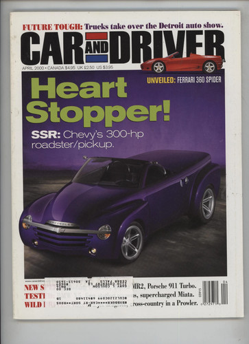 Car and driver april 2000 - driver,