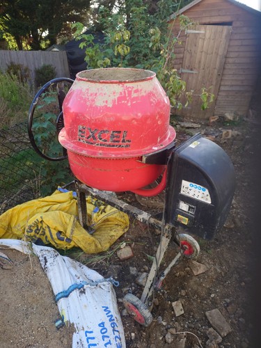 Excel portable cement mixer - portable,