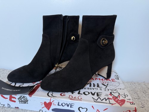 Dolce gabbana suede black - gabbana,