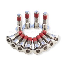 12x Triumph Sprint ST 2002-2004 Titanium Front Disc Rotor Bolts, Threadlock