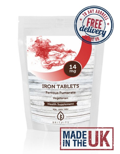 Iron mineral 14mg tablets - iron, uk