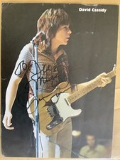 Signed David Cassidy Magazine Picture (Dedicated)