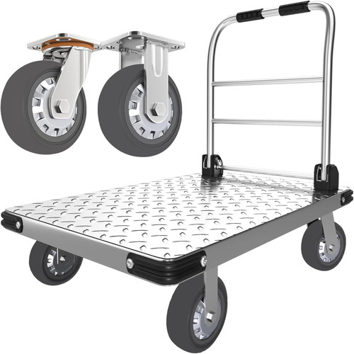 Folding platform truck push - truck,