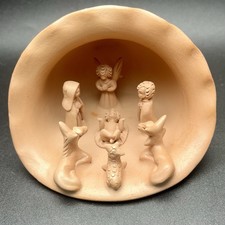 VTG Handcrafted Nativity Scene
