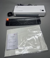 A4 Laminator Machine Thermal and Cold with 40 Pouches For School Home Office