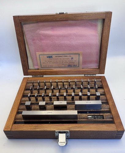 Hdc grade gauge block set - grade,