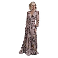 NWT Baltic Born Lydia Floral Long Sleeve Maxi Dress Size XXXL
