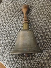 Vintage old school hand bell.