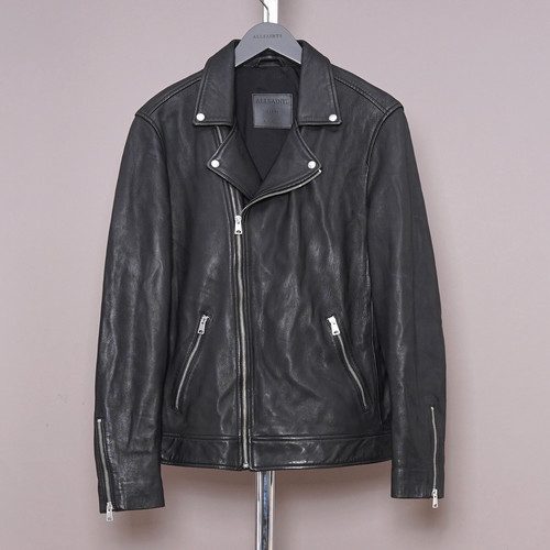 All saints leather jacket - all,