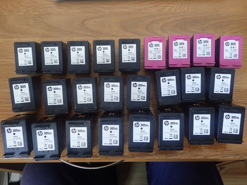 305 used empty ink - hp,