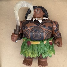 Maui 12" Light Up Talking Figure Moana Official Disney Store Fully Working