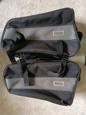 Oxford Sovereign motorcycle expandable, removable soft panniers (pair), used