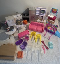 Barbie House Furniture Job Lot Bundle Includes Kitchen Furniture 31 Pieces