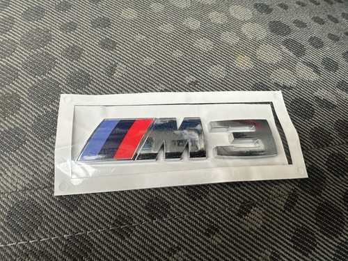 Bmw e46 silver boot badge - bmw,