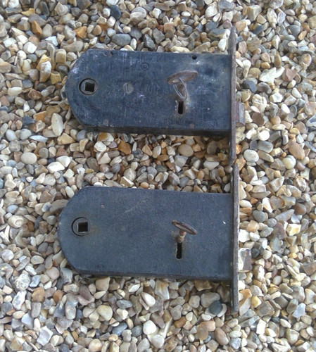Old door locks each with - 2,