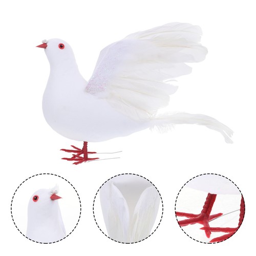 1pc simulation dove decor - simulation,