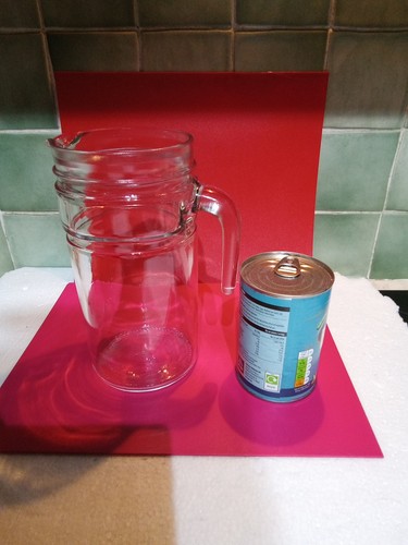 Italian glass serving - glass, jug