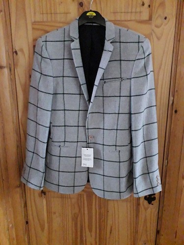 Asos gents grey checked - asos,
