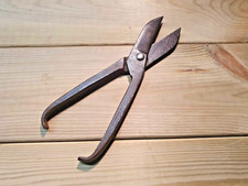 Vintage 8" Lewis Tin Snips Sheet Metal Shears Engineering Mechanics Old Tools