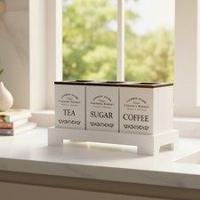 White Wooden Kitchen  Retro