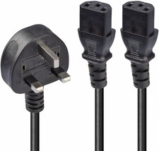 Lindy 2.5M UK 3 Pin Plug to 2
