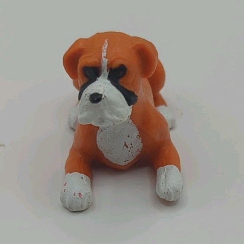 Boxer dog plastic - boxer, figurine