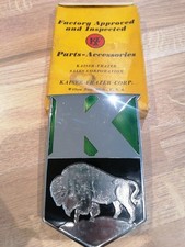 Vintage 'K' Kaiser Enamel Radiator Badge Emblem