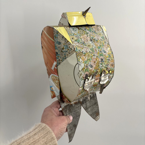Vintage folk art - folk, can