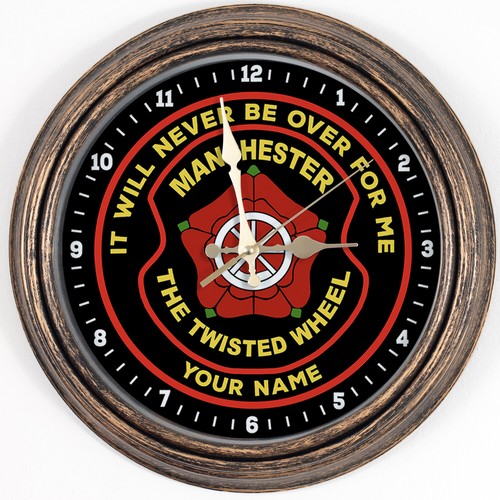 Personalised wall clock - wall,