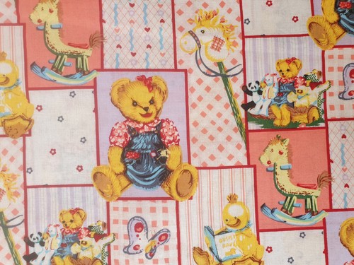 Teddy bear fabric 100 - teddy,
