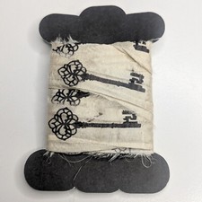 SARI SILK RIBBON,  VINTAGE KEY