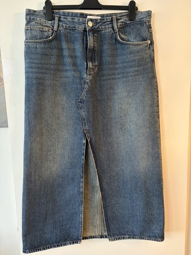 Fab zara denim midi - fab,