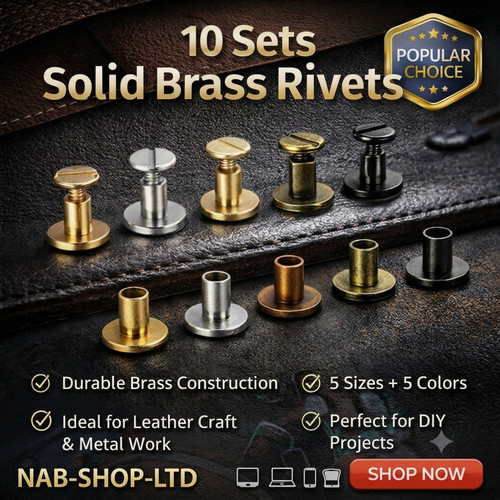 10x chicago screws leather - screws,