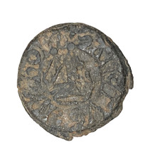 Medieval BOY BISHOP GROAT lead token from Bury St Edmunds Feast of St Nicholas