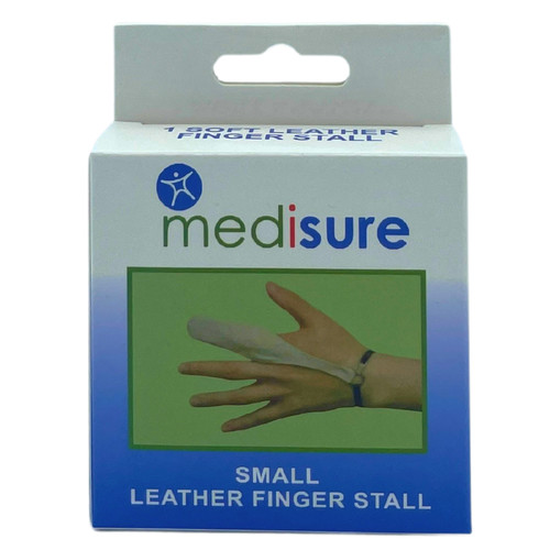 Soft leather finger cover - leather,