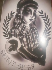 SKINHEAD Girl Spirit of 69 A4
