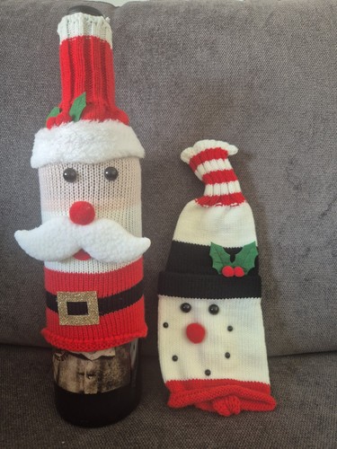 Pair christmas wine - pair, of