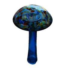 Vintage Glass Mushroom Water