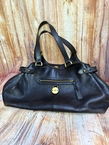 Mulberry black pebbled - black, leather