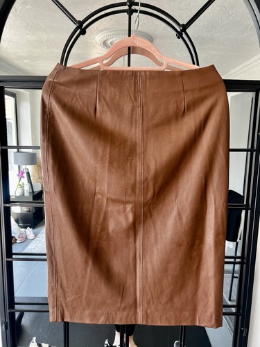 Zara faux leather - leather, pencil