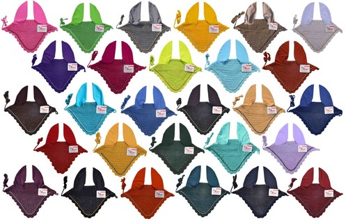 Horse ear bonnet fly veil - ear,
