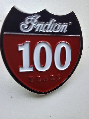 Indian metal motorcycle badge - indian,