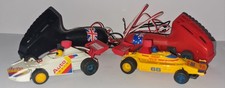 2 Old Scalextric Cars And Controllers
