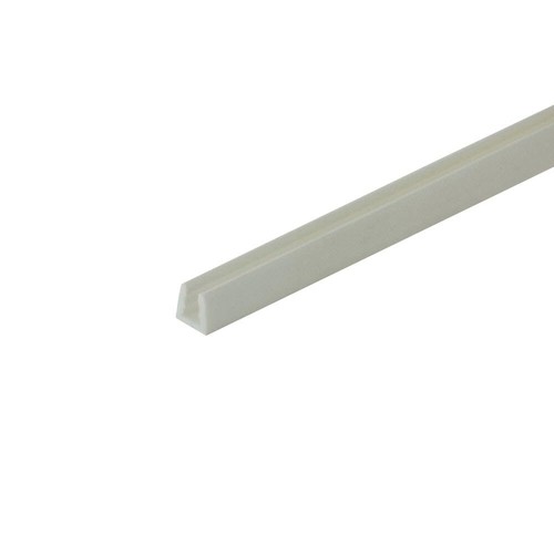 Plastics white styrene - 1/8",
