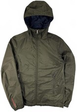 Prada Sport Nylon Reversible Jacket Navy Blue / Khaki Small