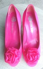 LISA KAY SIZE 3 HOT PINK SATIN