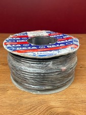 100m Roll Of Black Coaxial Cable Semi Air Spaced 1mm Conductor 75OHM Delta